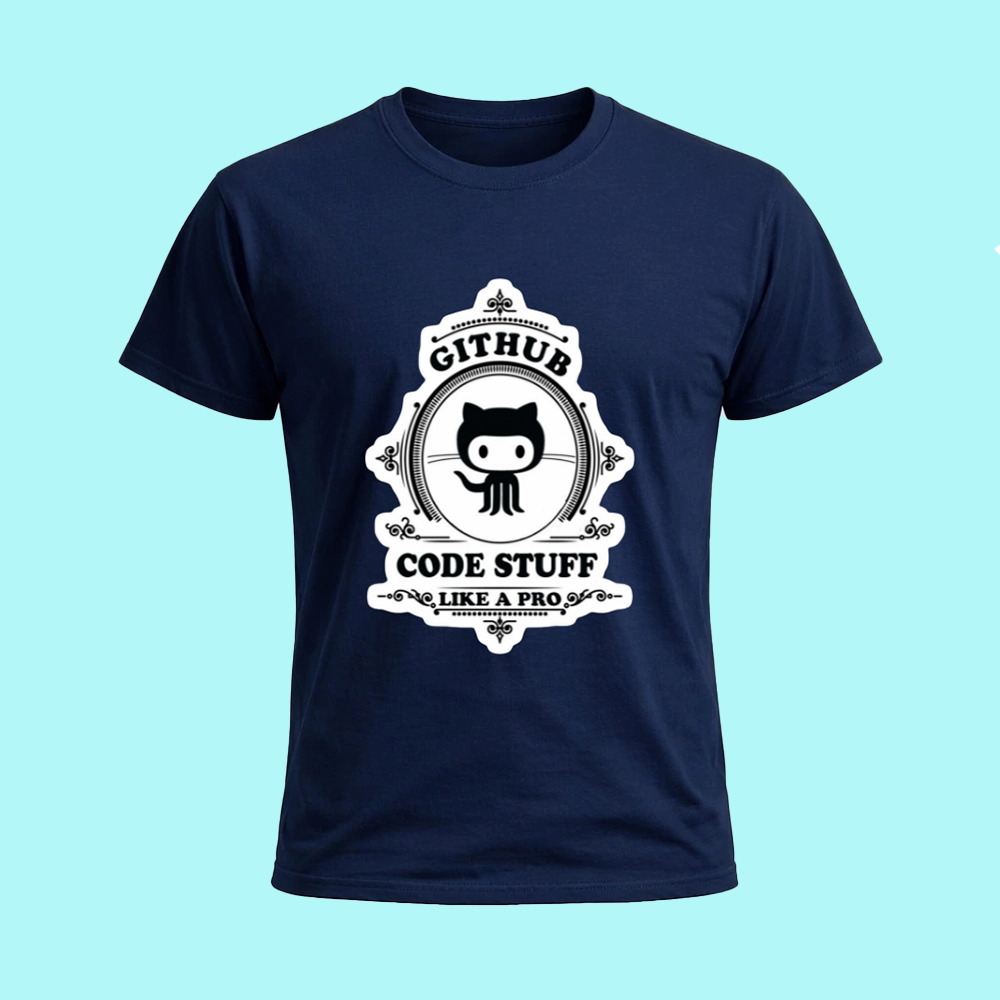 Remera azul GitHub